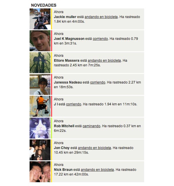 Endomondo. Una aplicación móvil y red social para ciclistas 2.0