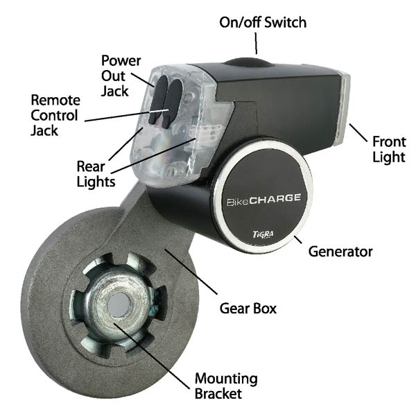 BikeCharge. Una dinamo de última generación para bicicletas con cargador universal USB incluido