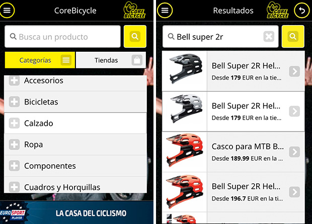 Nuevo (y práctico) buscador online de productos para bicicletas lanzado por CoreBicycle