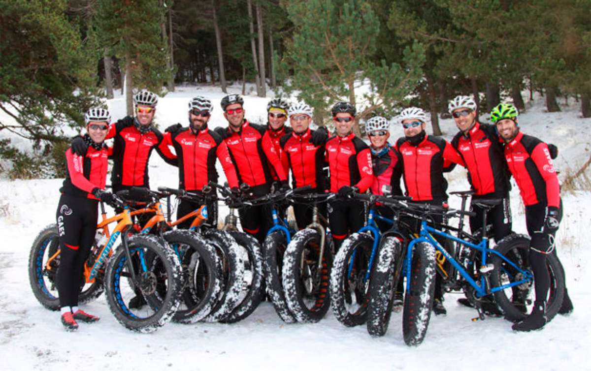 El equipo "Imparables" en la espectacular primera edición de la Snow Epic