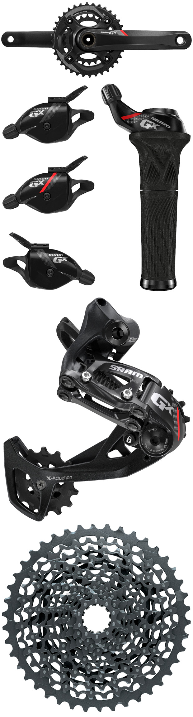 Novedades 2016: Nuevo grupo SRAM GX de 1x11, 2x11 y 2x10 velocidades