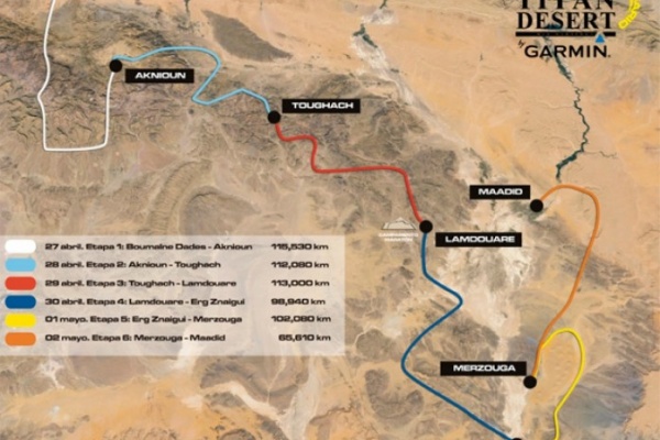 Titan Desert 2015: Alta montaña, desierto extremo y navegación para el recorrido de su décima edición