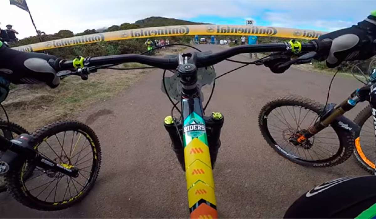 Así fue la carrera de Cédric Gracia en la Megavalanche 2016 de la isla Reunión