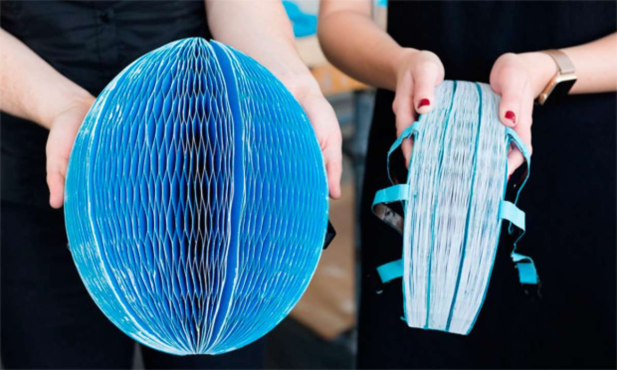 EcoHelmet, el casco para ciclistas fabricado en papel ganador del Premio James Dyson 2016