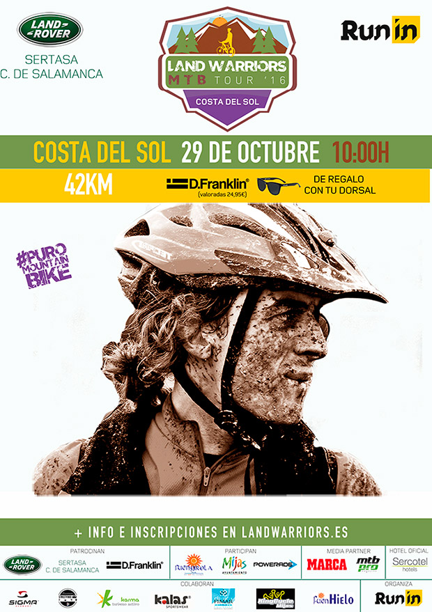 Todo a punto para la Land Warriors MTB Tour Costa del Sol 2016