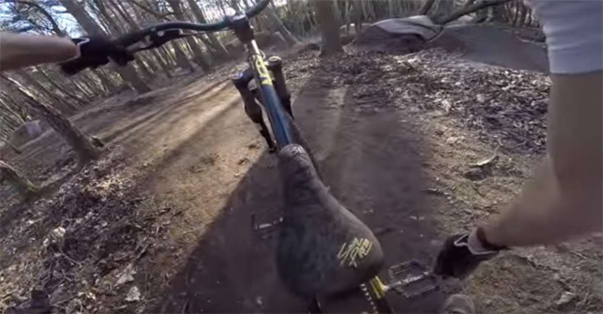 Sesión "Freeride" de saltos con beicon, bebida energética y Sam Pilgrim