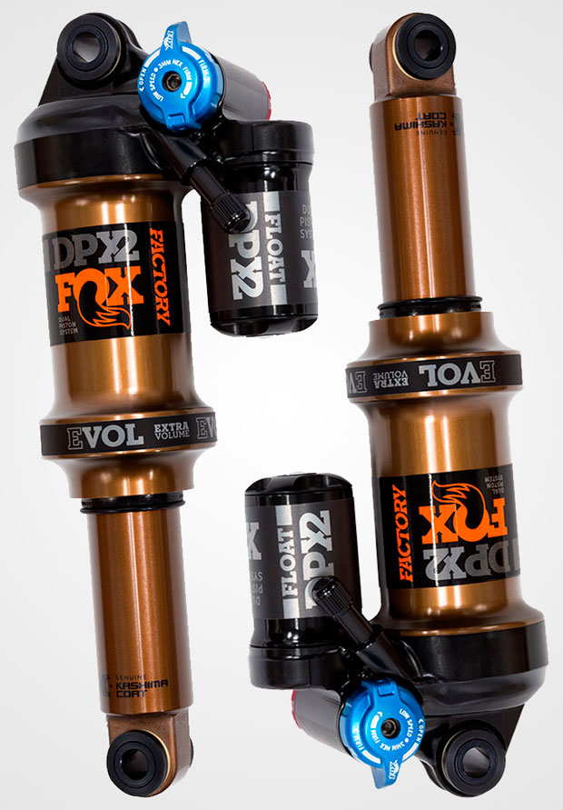 El rendimiento de un amortiguador FOX X2 con la polivalencia de un FOX DPS: FOX Float DPX2 2018