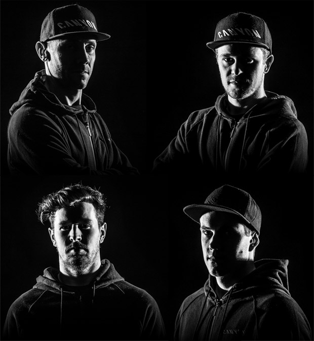 El Canyon Factory Racing DH Team 2017, al completo