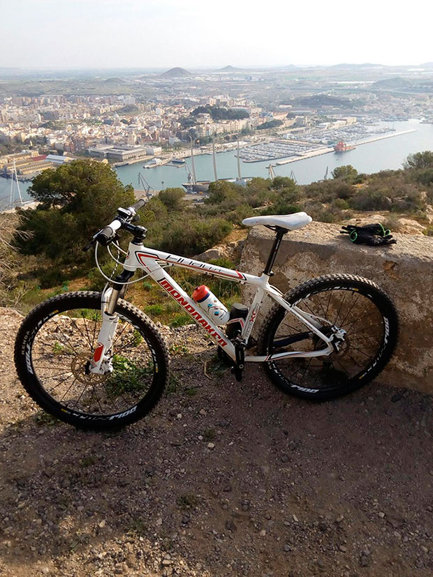 En TodoMountainBike: La foto del día en TodoMountainBike: 'MTB en Cartagena'