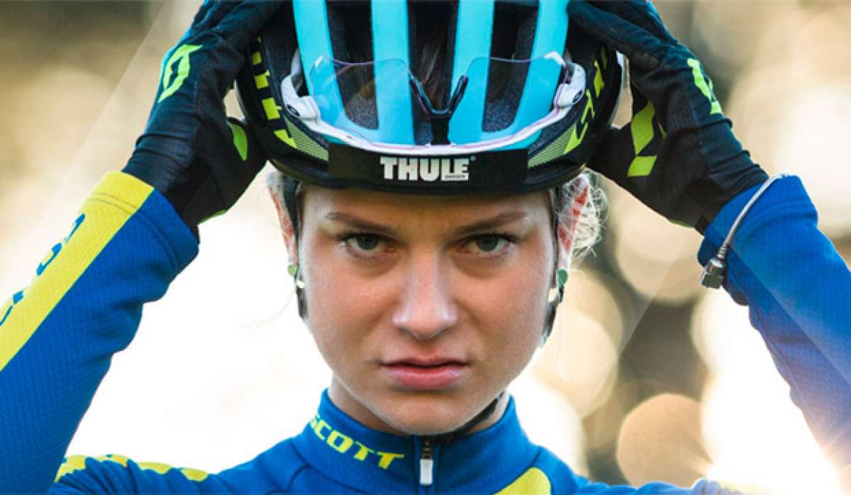 Jenny Rissveds y el casco Scott Centric Plus, una combinación ganadora