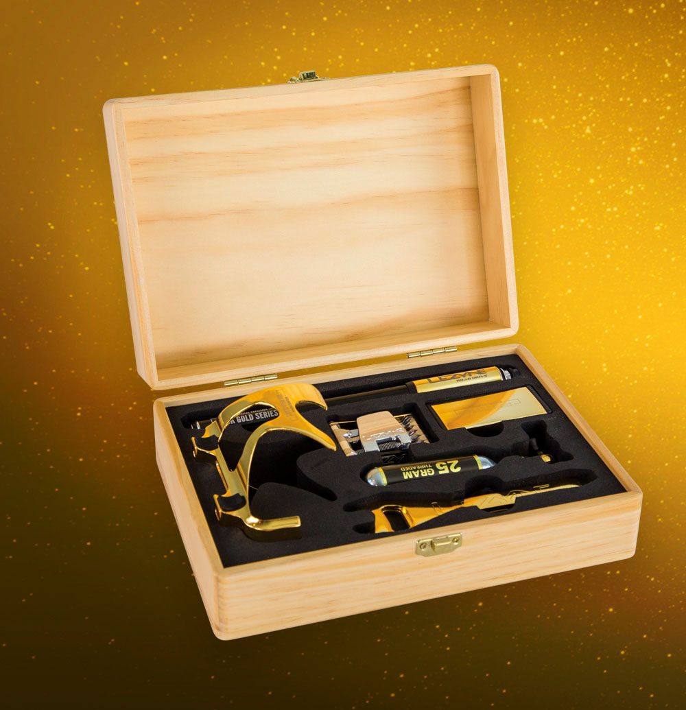 Exclusivos accesorios ciclistas bañados en oro con el Lezyne 18K Gold Edition Kit