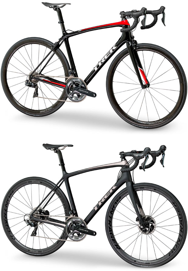 Las Trek Émonda SL, Émonda SLR y Émonda SLR Disc de 2018, al detalle