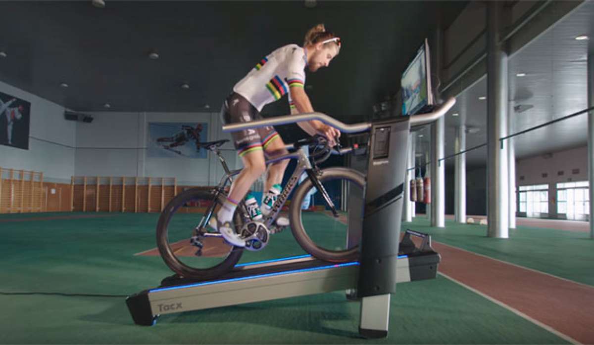 Peter Sagan y el innovador rodillo de entrenamiento Tacx Magnum Smart