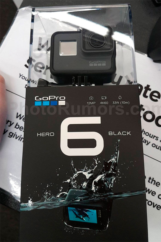 Filtrados los primeros detalles (e imagen) de la GoPro HERO 6