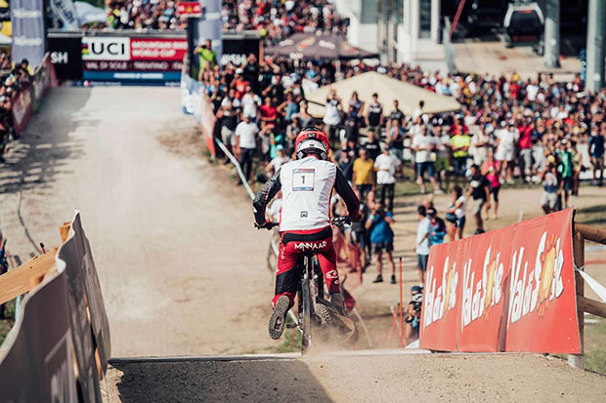 Aaron Gwin y Myriam Nicole, vencedores de la Copa del Mundo DHI 2017