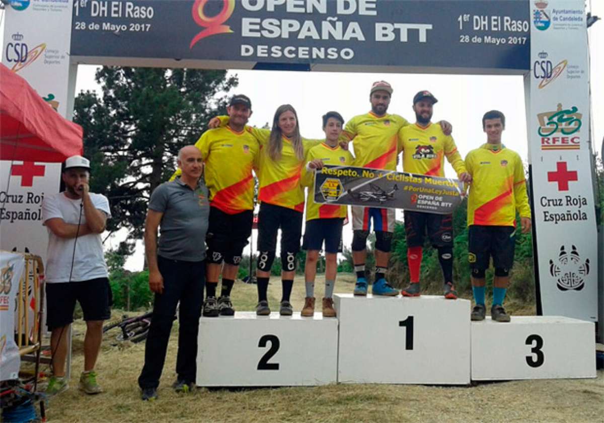 Edgar Carballo y Telma Torregrosa, vencedores del Open de España DH 2017