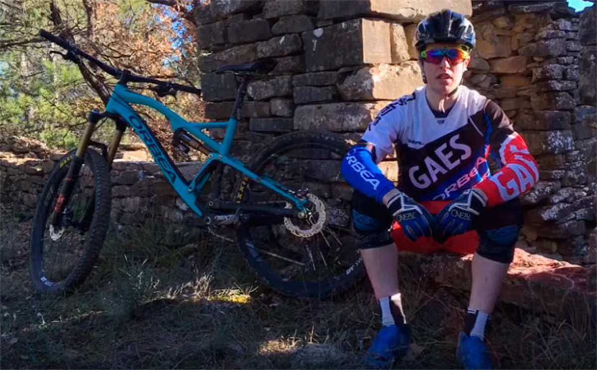 Aprendiendo técnicas de Mountain Bike con Markel Uriarte: la frenada