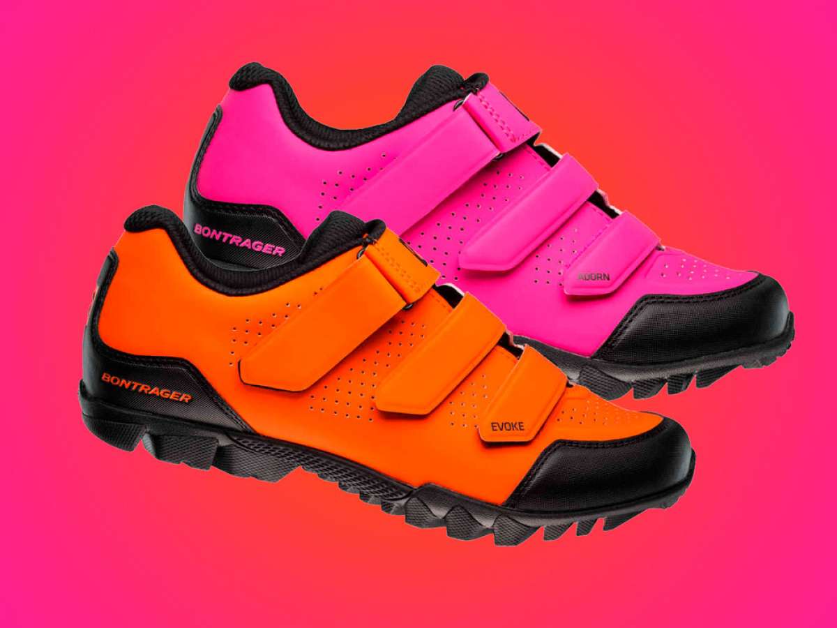 Más protección y colores vistosos para las zapatillas Bontrager Evoke y Adorn de 2018