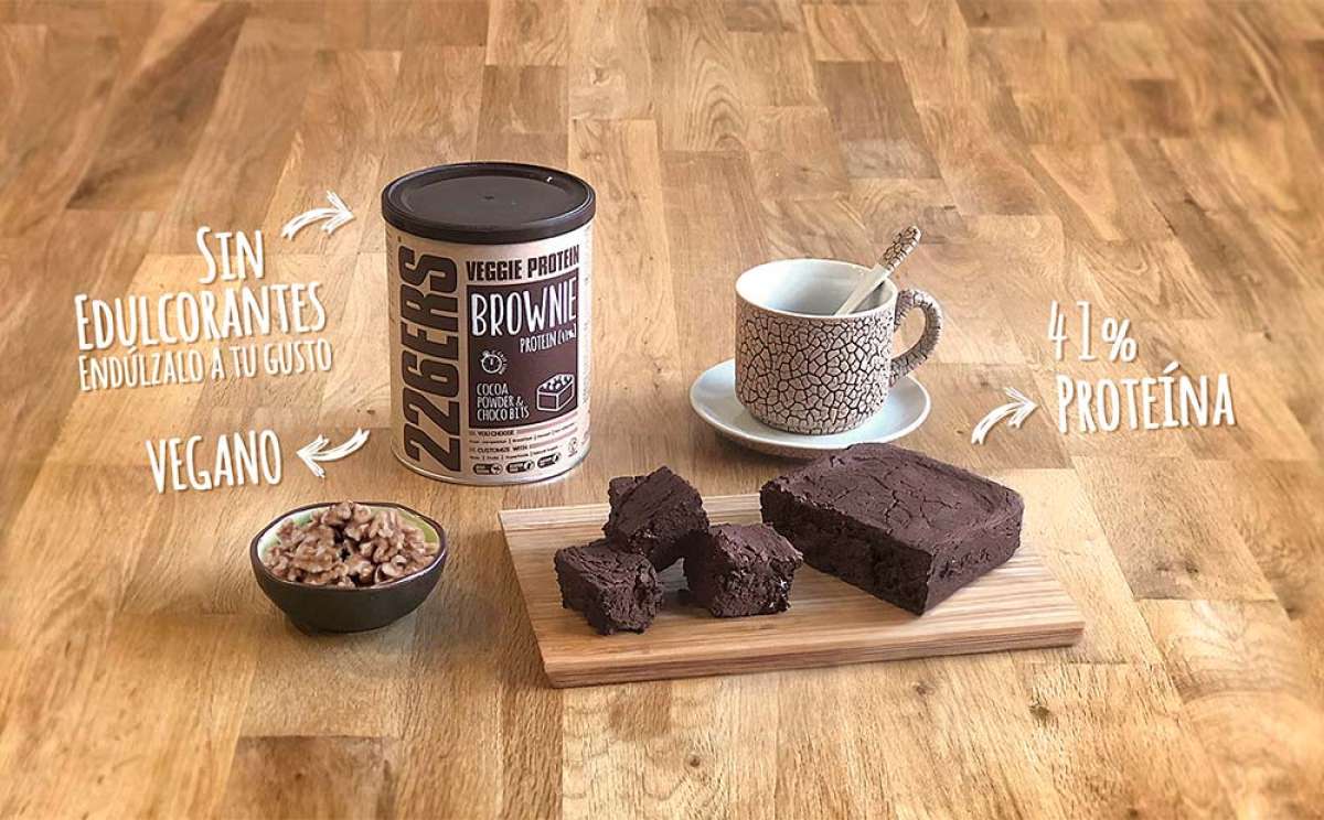 ¿Un pastel de chocolate con un 41% de proteína? Sí, el Veggie Protein Brownie de 226ERS