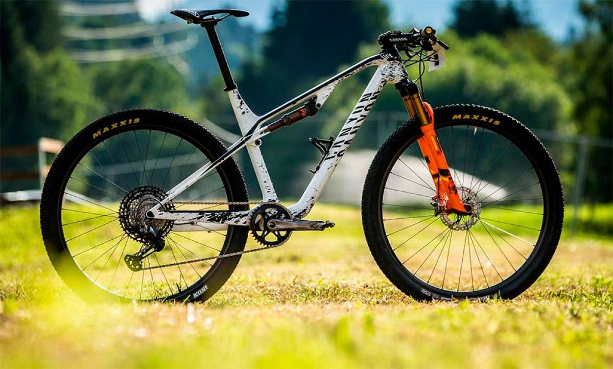 La Canyon Lux CF SLX personalizada de Mathieu van der Poel para la Copa del Mundo XCO 2018 de Val di Sole