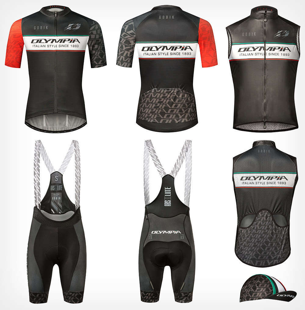 A la venta la colección completa de verano de la equipación réplica del Olympia Factory Cycling Team