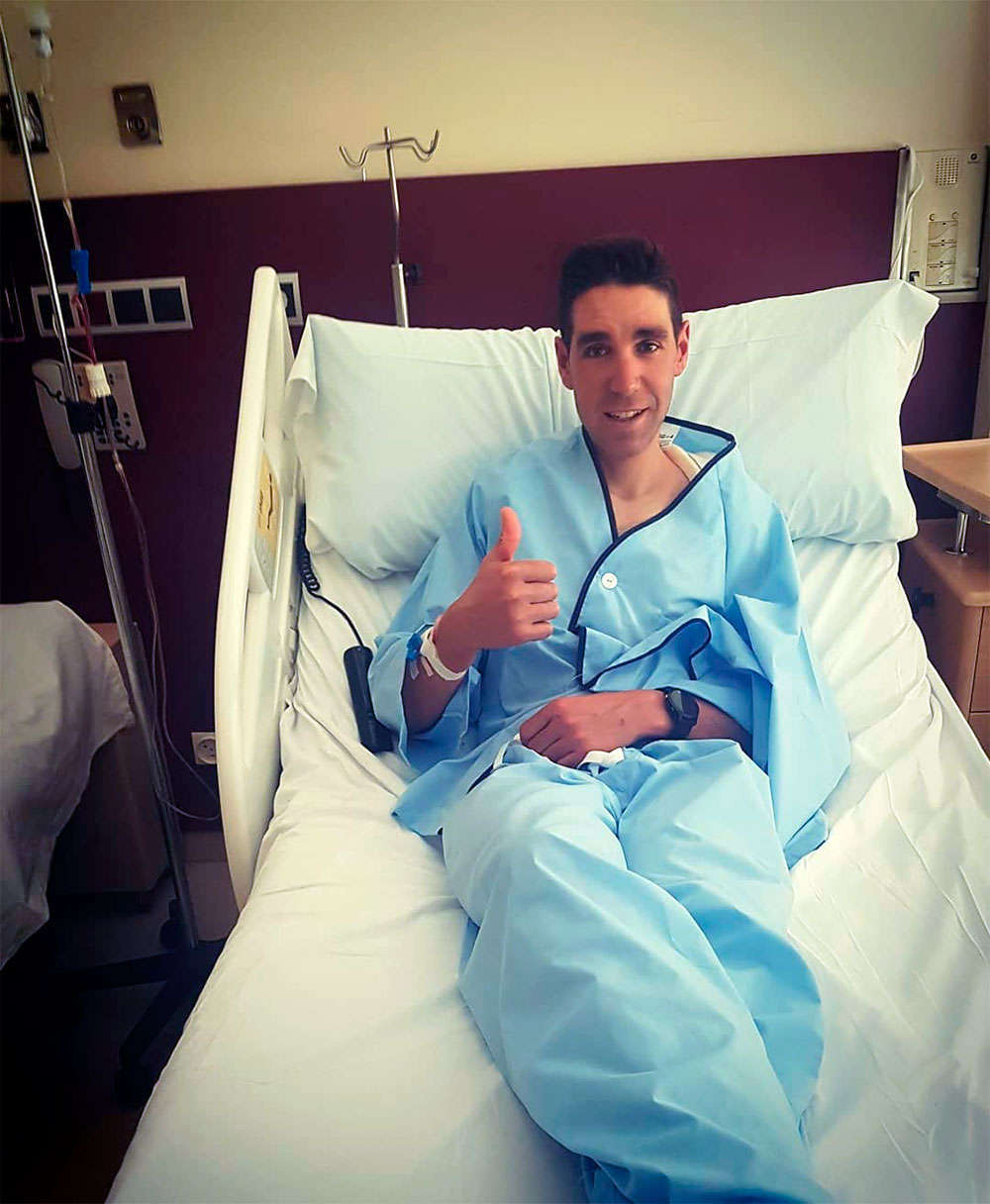 Arranque de temporada accidentado para David Valero: se rompe la clavícula en la tercera etapa de la CBBR 2018