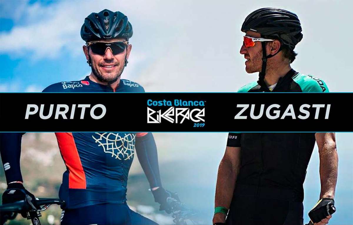 Ibon Zugasti y Joaquim 'Purito', embajadores de la Costa Blanca Bike Race 2019