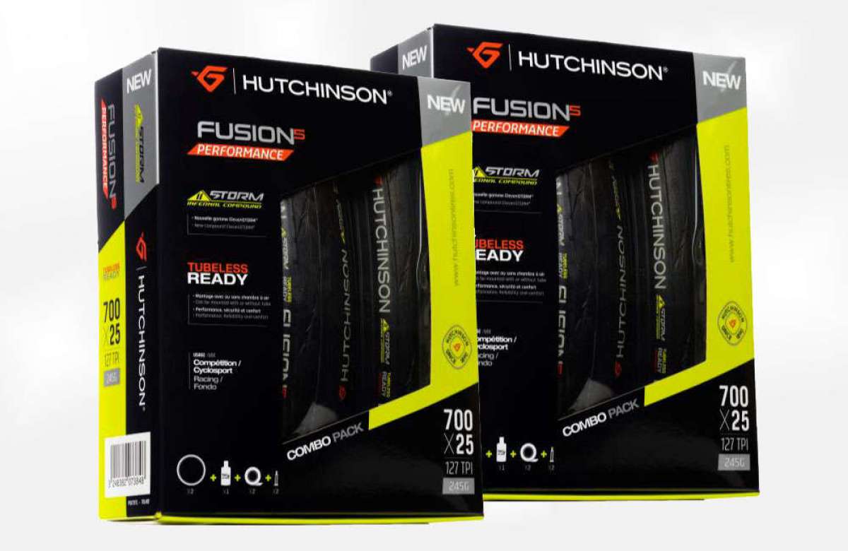 Ruedas tubelizadas para todas las bicicletas de asfalto con el kit de carretera Hutchinson TLR