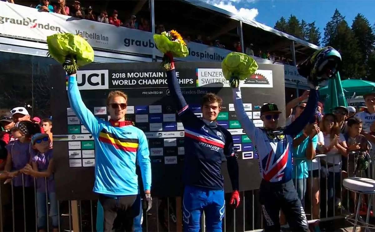 Loïc Bruni se proclama campeón del mundo en el Mundial DHI 2018 de Lenzerheide