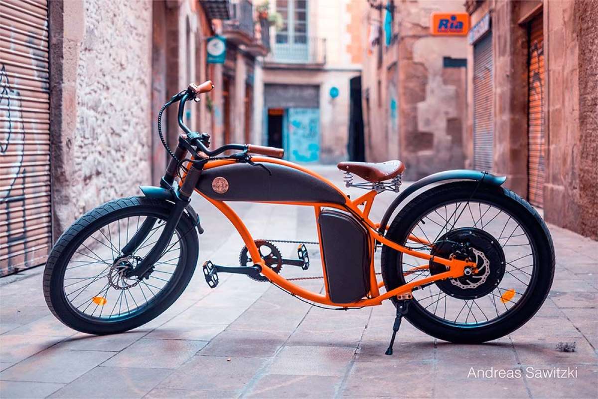 Raybolt Cruzer, una sorprendente bicicleta eléctrica con estética de motocicleta clásica