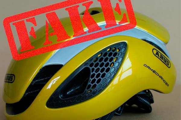 ABUS denuncia cascos falsos de su modelo Game Changer: "Tu vida está en juego"
