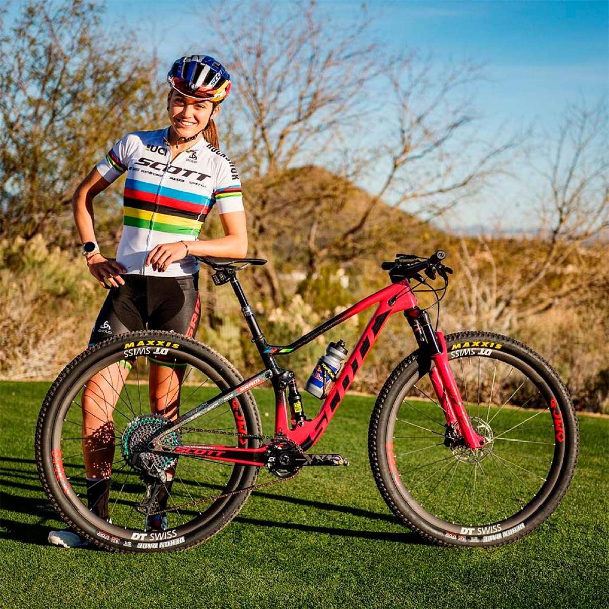 En TodoMountainBike: Así es la Scott Spark personalizada de Kate Courtney