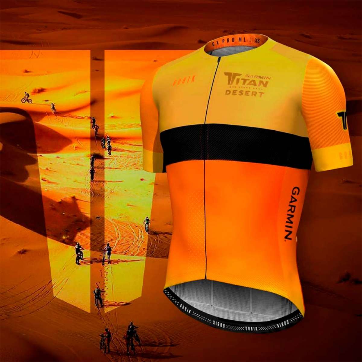Presentado el maillot que recibirán todos los participantes de la Garmin Titan Desert 2019