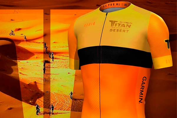 Presentado el maillot que recibirán todos los participantes de la Garmin Titan Desert 2019