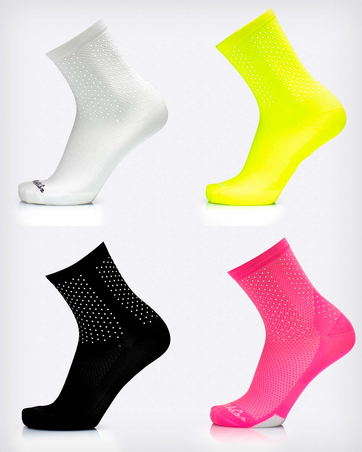 MB Wear Bright, calcetines con patrón reflectante para mejorar la visibilidad de los ciclistas