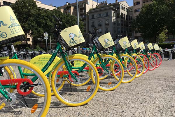 Las bicicletas públicas de Girona montarán neumáticos Tannus para no pinchar nunca más