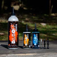 La marca española Damoff se estrena en el mercado ciclista con un líquido sellante con olor a melocotón