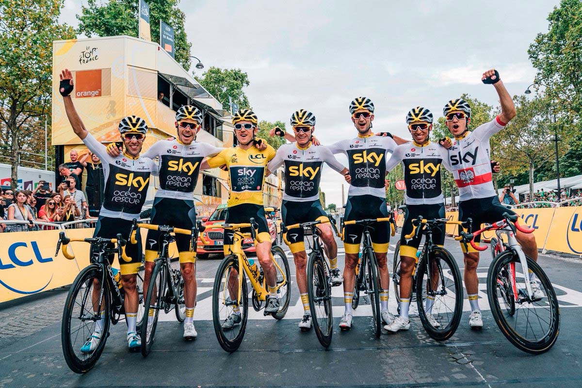 El Team Sky cambia de nombre, a partir de mayo será el Team Ineos