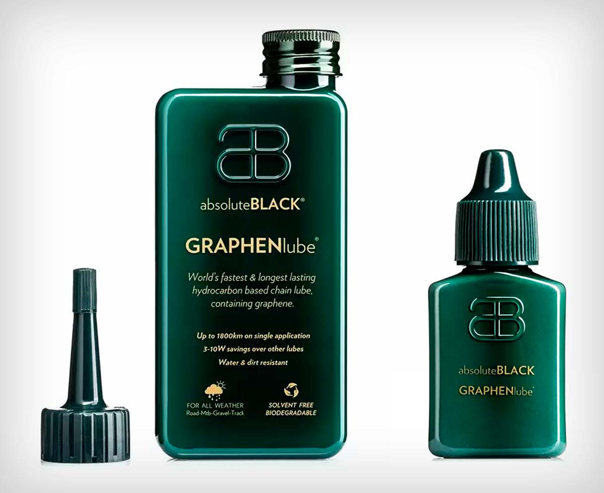 En TodoMountainBike: AbsoluteBLACK presenta el GRAPHENlube, un lubricante con grafeno que promete 1.800 Km de duración por aplicación