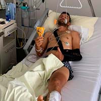 Terrible accidente de Manuel Fumic mientras entrenaba: múltiples fracturas y un pulmón perforado