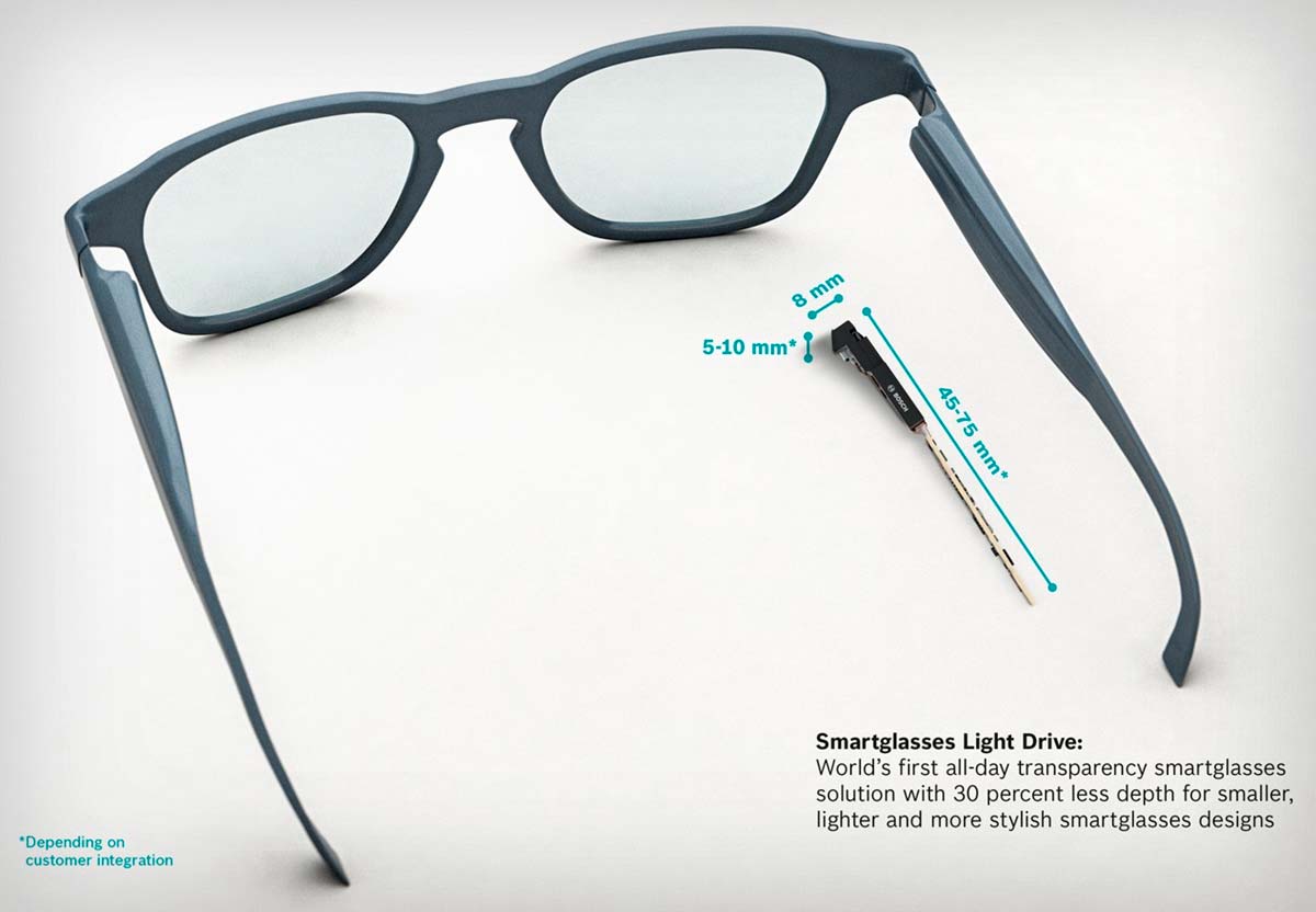 En TodoMountainBike: Bosch Smartglasses Light Drive, gafas inteligentes que prometen revolucionar el día a día de las personas