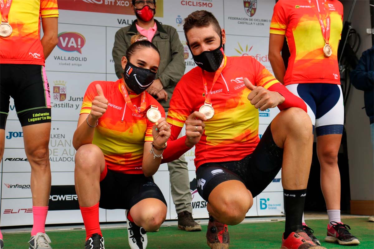 David Valero y Rocío del Alba, campeones de España de XCO en Valladolid