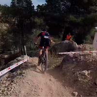 Internacionales XCO Chelva 2020: el circuito desde la bicicleta de Carlos Coloma