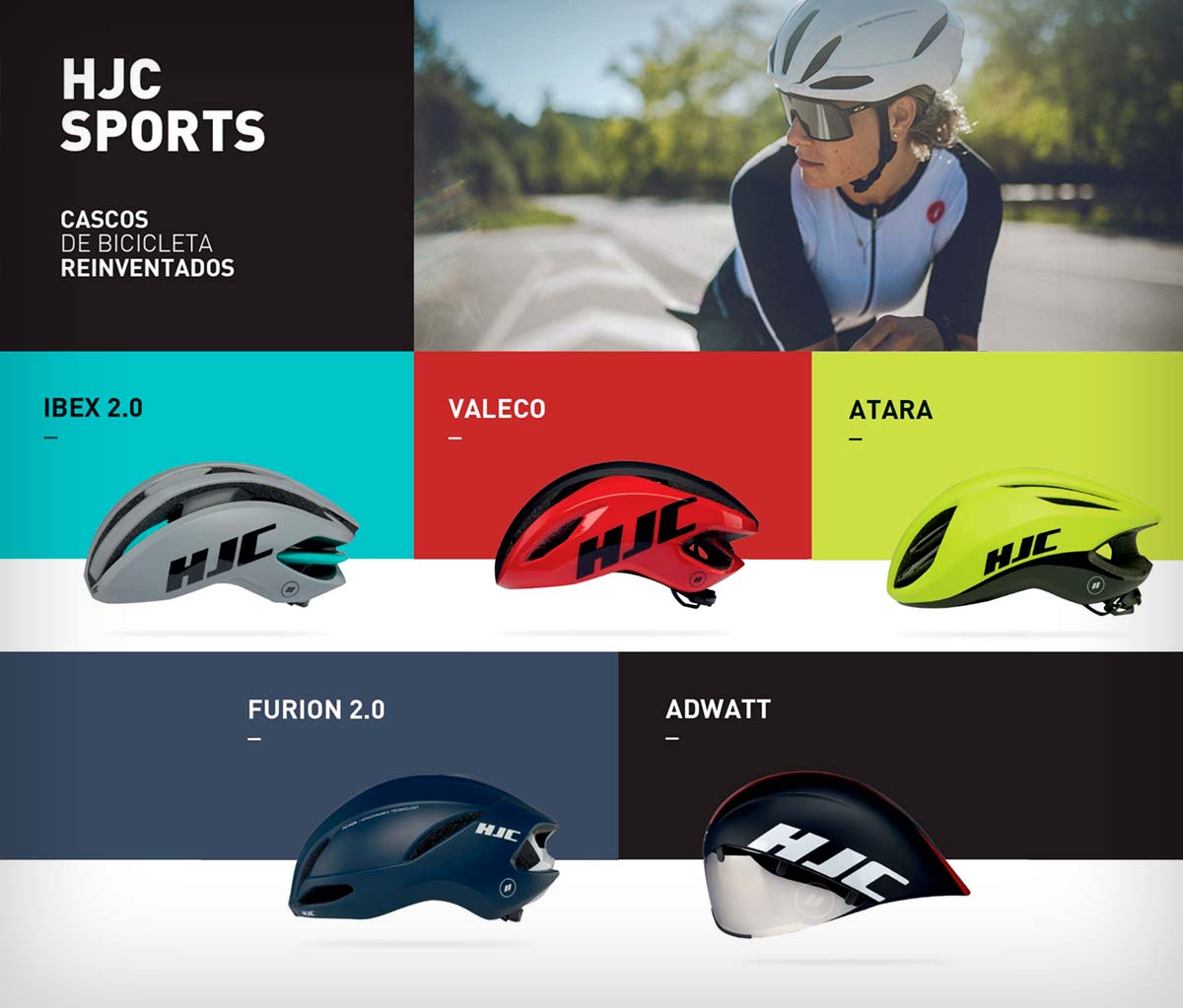 En TodoMountainBike: CDC Sport asume la distribución en España de los cascos de HJC Sports