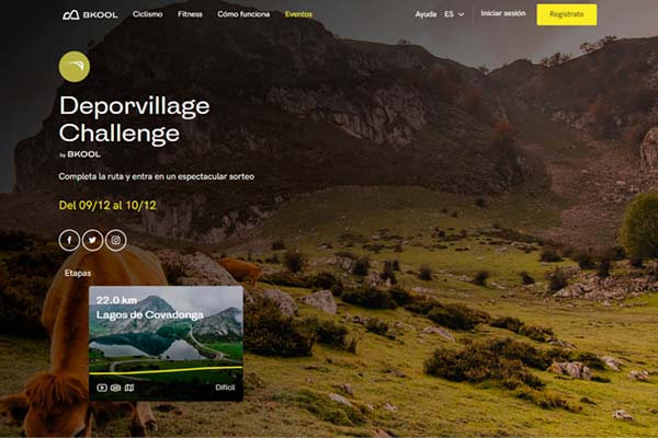 Arranca el Deporvillage Challenge by Bkool: muchos premios para los mejores tiempos registrados