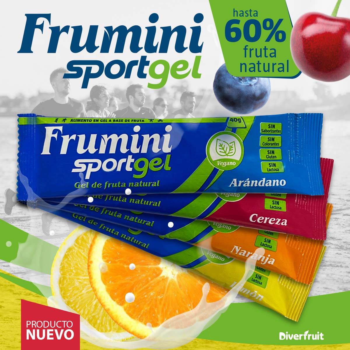 En TodoMountainBike: Diverfruit lanza Frumini Sportgel, fruta natural para deportistas en formato gel