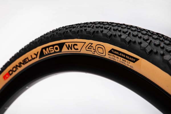 Donnelly MSO WC, un neumático de gravel ultraligero con carcasa de 240 TPI