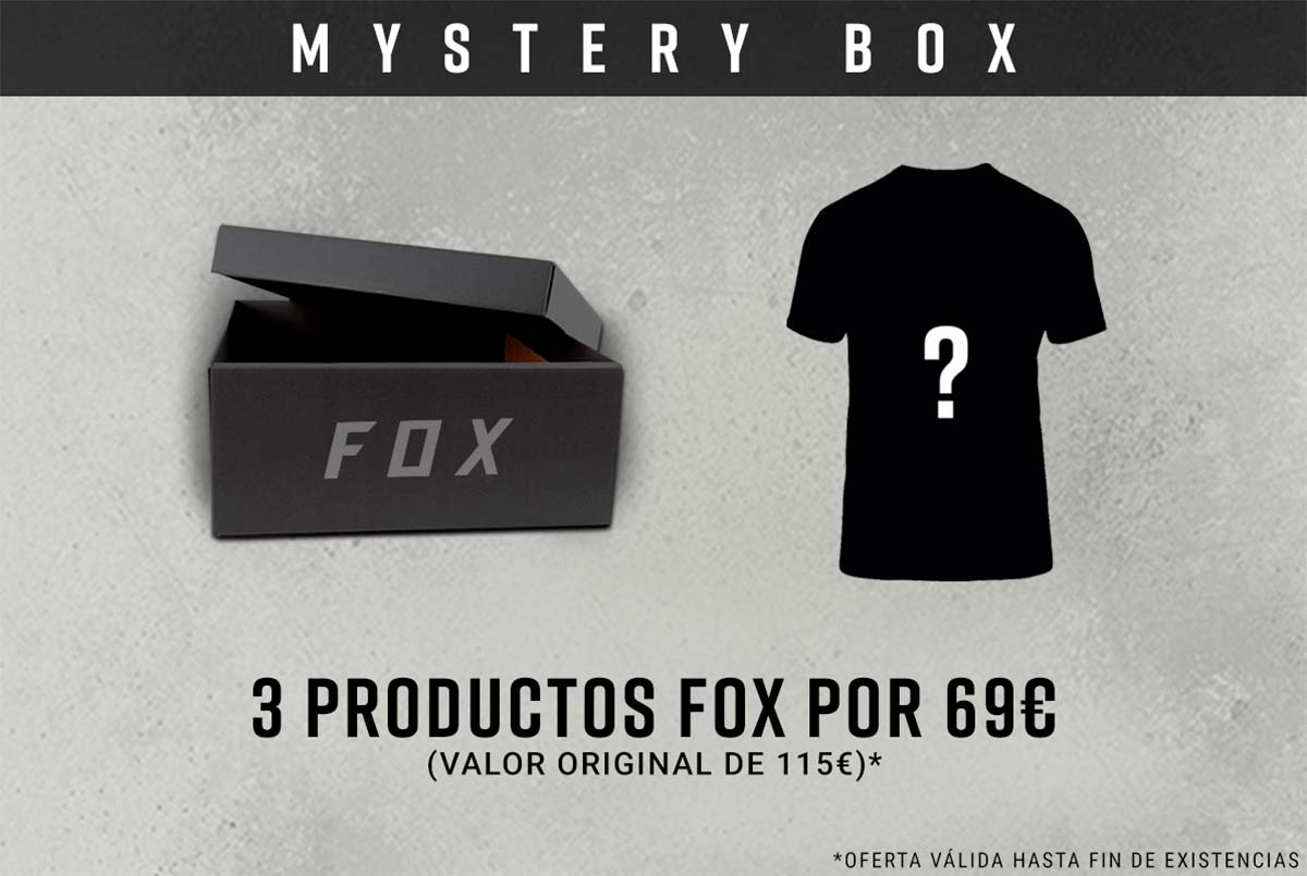 En TodoMountainBike: Fox Racing pone a la venta las Mystery Box, tres productos sorpresa con un precio muy rebajado