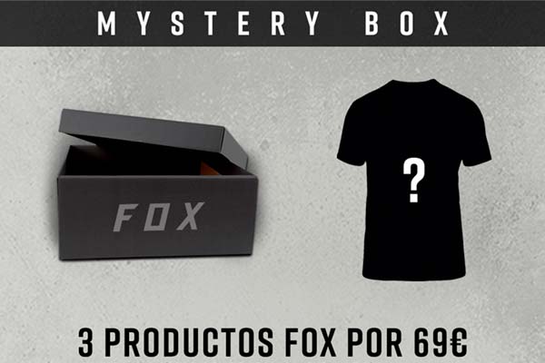 Fox Racing pone a la venta las Mystery Box, tres productos sorpresa con un precio muy rebajado