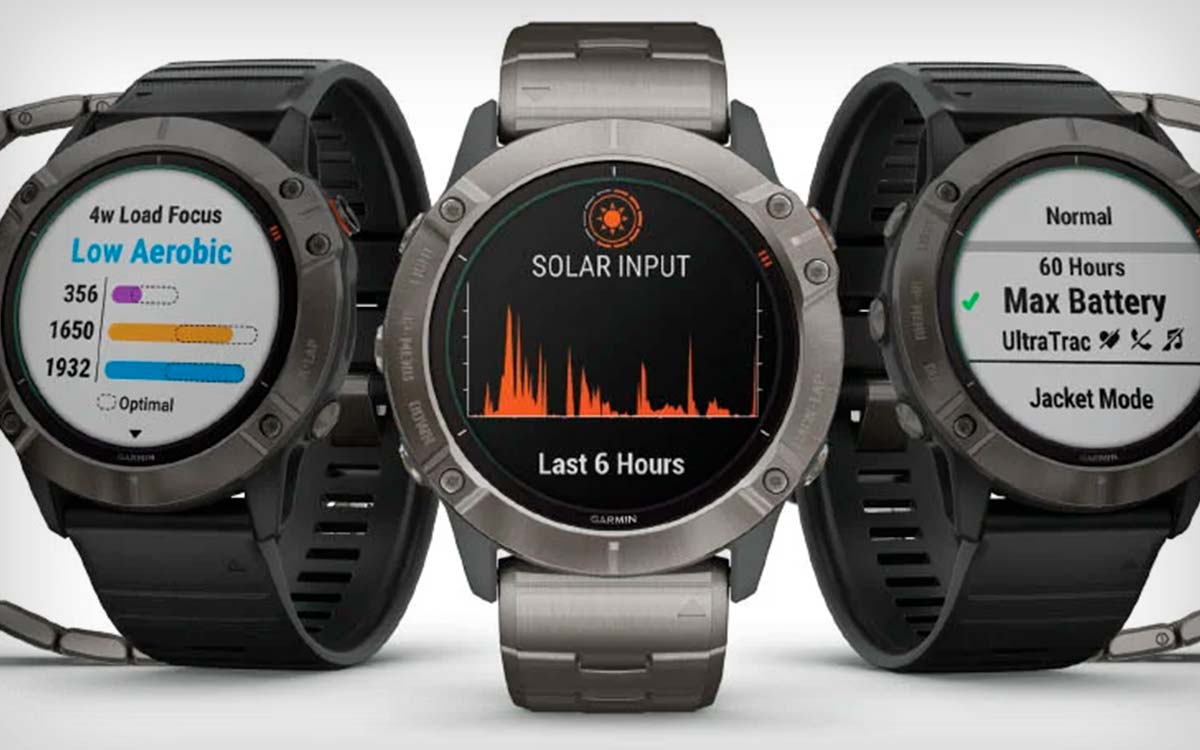 En TodoMountainBike: Garmin apuesta por la carga solar en su gama de relojes deportivos Instinct y Fenix 6